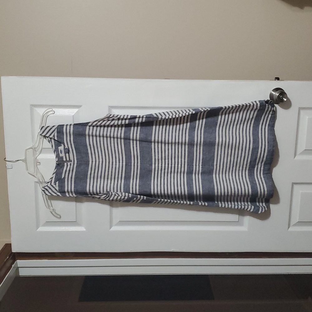 Striped Sleeveless Women's Dress